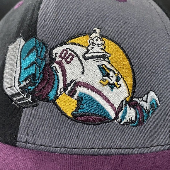Original Produck Mighty Ducks Wild Wing Flashblade Embroidered Strapback - Picture 2 of 7